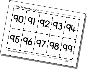 Cards 0 to 99